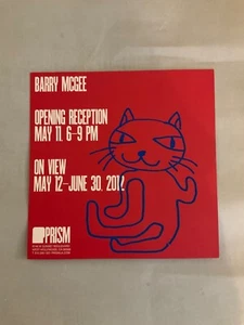 Barry Mcgee Drawing on Flyer - Picture 1 of 2