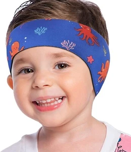 Swimming Headband for Kids & Adults, Cute Swimmers Headband Ear Band Waterproof - Picture 1 of 6