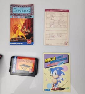 Disney DER KÖNIG DER LÖWEN Disneys Mega Drive Sega 9142 md mit Reg Karte Promo - Bild 1 von 4