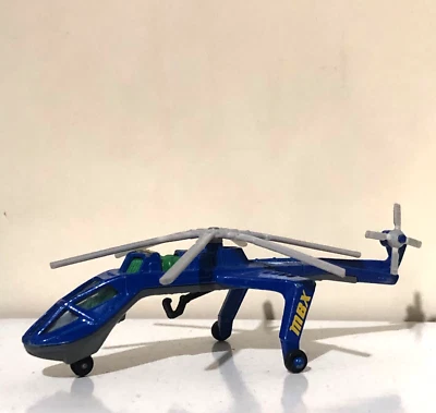 Matchbox Helicopter Blade Force Blue 1:64 Diecast Helicopter Collectibles - Image 1 of 4