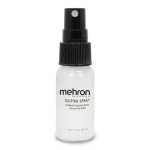Blanco Mehron Brillo Spray Maquillaje Facial Cuerpo Cabello Ropa Globos Baile Concurso - Imagen 1 de 4