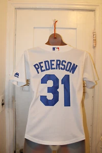 MAJESTIC Cool Base LA Dodgers Joc Pederson #31 MLB Jersey Youth Medium Stitched - Picture 1 of 5