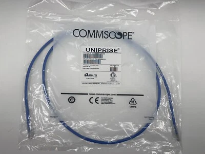 COMMSCOPE UNC6-BL-5F CAT. 6 PATCH CORD SNAGLESS BLUE 5' - Image 1 of 2