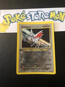Pokémon - Skarmory 1 Edizione - Neo Genesis - Holo - 13/111 - ENG - Light Played - Picture 1 of 11