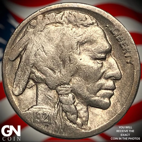1921 S  Buffalo Nickel Acid Treated Q4922 Cover