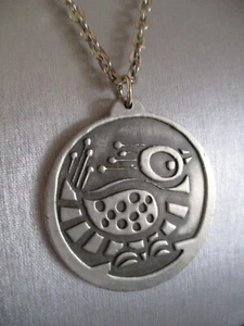 SIGNED JORGEN JENSEN DENMARK MCM PENDANT NECKLACE SET  #79 - Foto 1 di 9