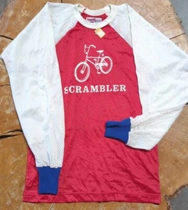 Vtg NICE NEW! Schwinn Scrambler Mesh BMX Jersey S Gatto PA Dealer NOS Freestyle - Picture 1 of 8