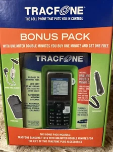 NEW TracFone Samsung T101G Black Cellular Nationwide Network BONUS Pack GSM - Picture 1 of 3