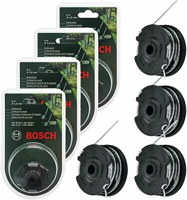 Line Spool Bosch Art 24 27 30 30-36 Li Trimmer Cutting Feed 1.6mm F016800351 x 4 - Image 1 of 4