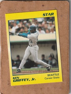 1990 Star Baseball Ken Griffey, Jr. Career Stats Seattle Mariners #2 of 11 NMINT