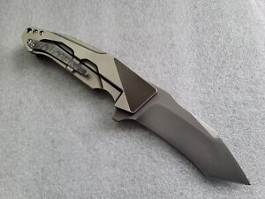 GTC Knives Custom Reduced Styx, Recurve Tanto, Hidden Pivot, Flush Clip, 3.5"