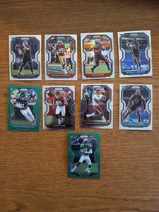 2020 Panini Football Prizm 23-Card Lot Blue/Green/Base