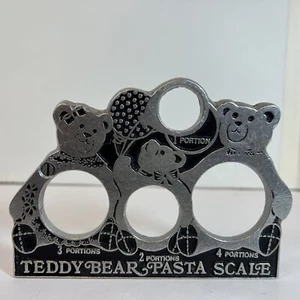 Teddy Bear Pasta Scale 1980’s Pewtarex Olde Country - Picture 1 of 24