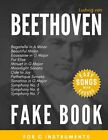 Beethoven Fake Book for C Instruments Fur Elise Moonlight & Pathetique Sonata...