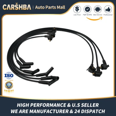 6pcs Spark Plug Wire Sets for Ford Mustang Base 1999-2000 V6 3.8L 8mm Domestic Foto 1 de 4