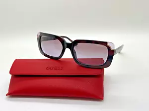 GUESS WOMEN'S SUNGLASSES FRAME GU7841 52F TORTOISE BROWN 59-19-135MM GRADIENT - Picture 1 of 3
