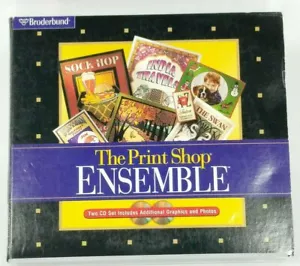 The Print Shop Ensemble Graphics Collection 2 Discs 1997 - Picture 1 of 5
