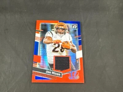 2023 PANINI OPTIC FOOTBALL JOE MIXON BLUE HYPER PATCH #DT-JM - Image 1 of 2