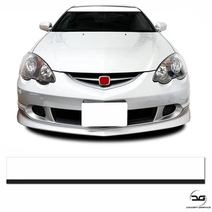 White Black Universal JDM Modified Drift Car Windscreen Sunstrip Sticker Banner - Picture 1 of 2