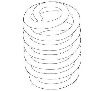 Mola helicoidal Audi genuína 8K0-511-115-HC - Imagem 1 de 3