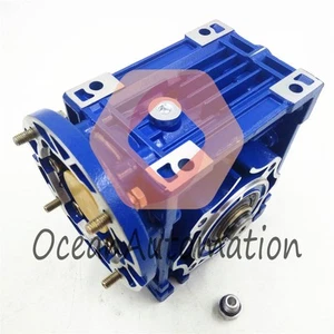 New 1Pcs Worm Gear NMRV050 Speed Reducer 80B14 Input 19mm Ratio 100:1 - Picture 1 of 6