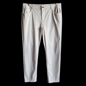 Johnnie-O Prep-Formance Men's 40x34 Stretch Chino Pants Khaki Beige Golf - Picture 1 of 16