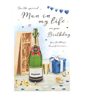 For the special Man in my life on your Birthday. One I Love Partner Card. - Picture 1 of 10