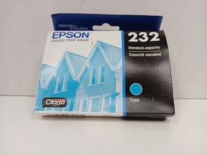 Epson 232 Standard Capacity Cyan Ink Cartridge, EXP 01/2027 - Picture 1 of 3