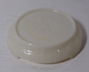 Vintage Anchor Hocking Milk Glass Trivet Punch Bowl Stand Round Riser - Picture 1 of 5