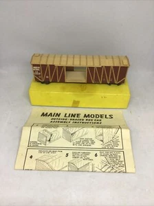 1950’s Main Line Models Canadian National Western Pacific Cattle Car + Orig. Box - Picture 1 of 8