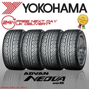 4 x 225 45 R16 89W 2254516 YOKOHAMA Track Day Race Road Advan AD08RS Tyres - Picture 1 of 4