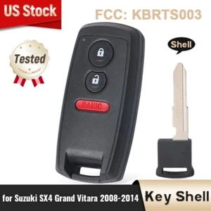 for Suzuki SX4 Grand Vitara 2007-2012 Remote Key Case Fob KBRTS003 +Blank Key - Picture 1 of 5