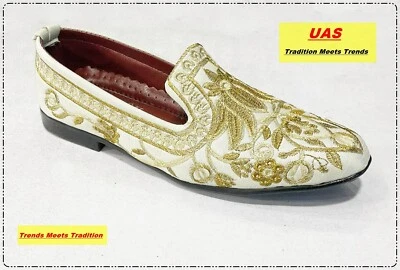 Zapatos planos de boda para hombre novio Jutti Mojari Foto 1 de 4