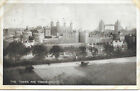 LONDON - The Tower and Tower Bridge - 1913 - Original Postcard (348)