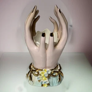 Rubens Original Hand Vase Trinket Dish holder Japan Ladies Hands Collectible - Bild 1 von 15