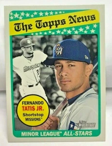 Fernando Tatis Jr.2018 Topps Heritage Minor League RC #190 - San Diego Padres - Bild 1 von 2
