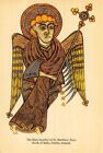 Postcard IR: The Man, Symbol of St. Matthew, Book of Kells, Dublin, Ireland