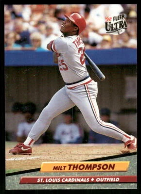 Milt Thompson 1992 Fleer Ultra #272 St. Louis Cardinals - Image 1 of 2