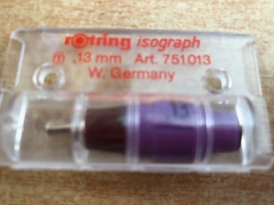 Rotring Isograph 0,13 mm /Art.Nummer 751200 - Bild 1 von 4