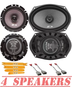 Alpine 2Way Speakers for 1998-2007 Honda Accord Front 6.5" 220W | Rear 6x9" 280W - Picture 1 of 12