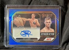 2023 Panini Select UFC Ian Garry Octagon Action Blue Auto /75