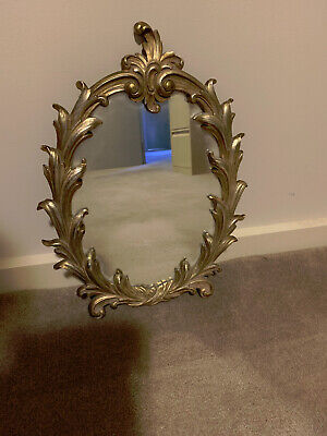 Mirror, Vintage Gold Italian Florentine • 70$