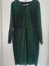 green leopard print dress whistles