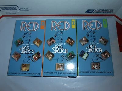 LOT OF 3 THE BEST OF RED SKELTON 2002 VHS TAPES VOLUMES 1 2 3 - Image 1 of 4
