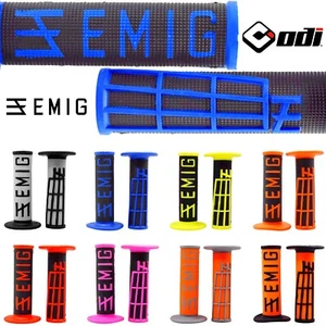 ODI EMIG Grips - V2 Low-Pro Half Waffle - Dirt Bike Motorcycle 7/8" (9 Colors) - Picture 1 of 54
