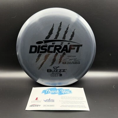 Buzzz - 4x Midnight ESP Claw Paul McBeth St. Jude Discraft Disc Autograph w/ COA - Image 1 of 4