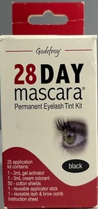 Godefroy 28 Day Mascara Permanent Eyelash Tint Kit - Black - Picture 1 of 1