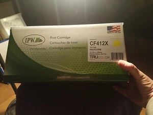 IPW Print Cartridge 545-X12-IPW Yellow (Replaces HP CF412X) New True Colors - Picture 1 of 4