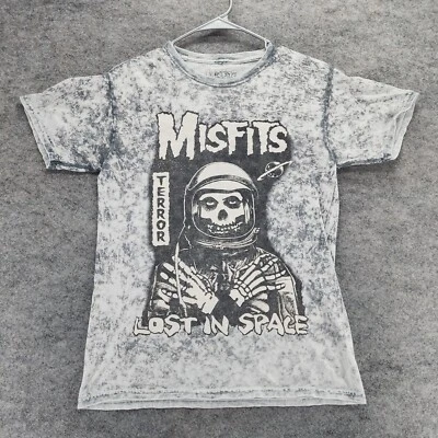 Camisa Misfits Para Hombre Pequeña Perdida en el Espacio Manga Corta Gris Foto 1 de 4
