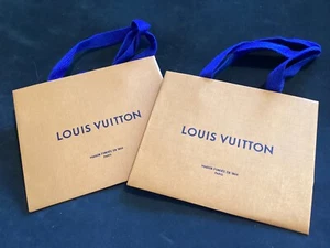 TWO LOUIS VUITTON BAGS EMPTY 5.5 X 4.5 X 3 INCH - Bild 1 von 2